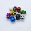 1Pc Antirust Copper Core Valve Stem Cap Skull Style Tire Valve Cap Bike Tires Valve Caps  Bicycle