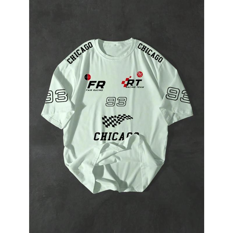 

Літня чоловіча футболка з японською графікою, повсякденна футболка з коротким рукавом, круглим вирізом, вільного крою, спортивна джерсі, повсякденний топ 6XL