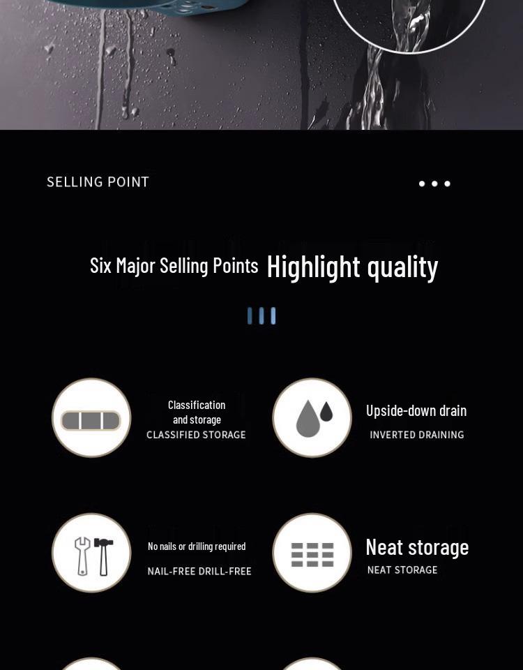 2-Pack Wall-Mounted Toothbrush Holder and Cup Set, Punch-Free Installation