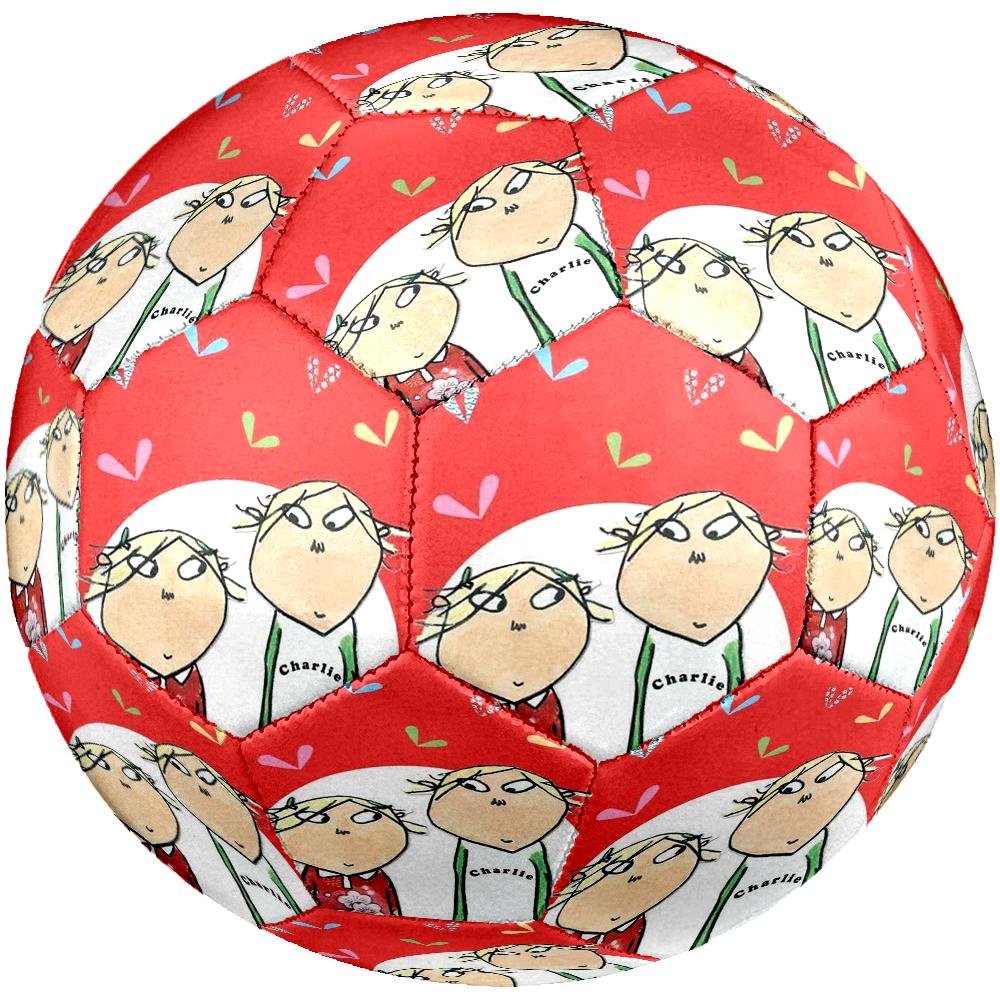 Charlie and Lola Theme Size 5 Soccer Ball, Suitable for Both Indoor and Outdoor Matches, a Gift Suitable for Everyone.