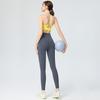JYL Integrated Fixed Cup Sports High Strength Running Yoga Vest