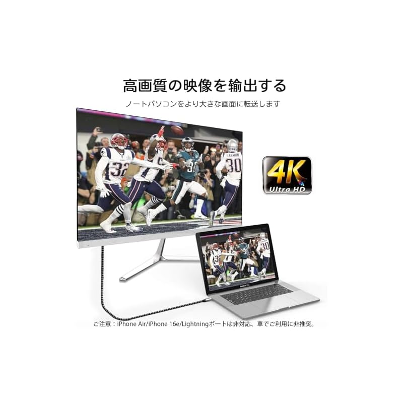 USB Type-C To HDMI Conversion Cable, 1.8M Connection Cable, HDTV Type-C 4K Video Output, Type C To HDTV Conversion Adapter, Compatible with Type-C To