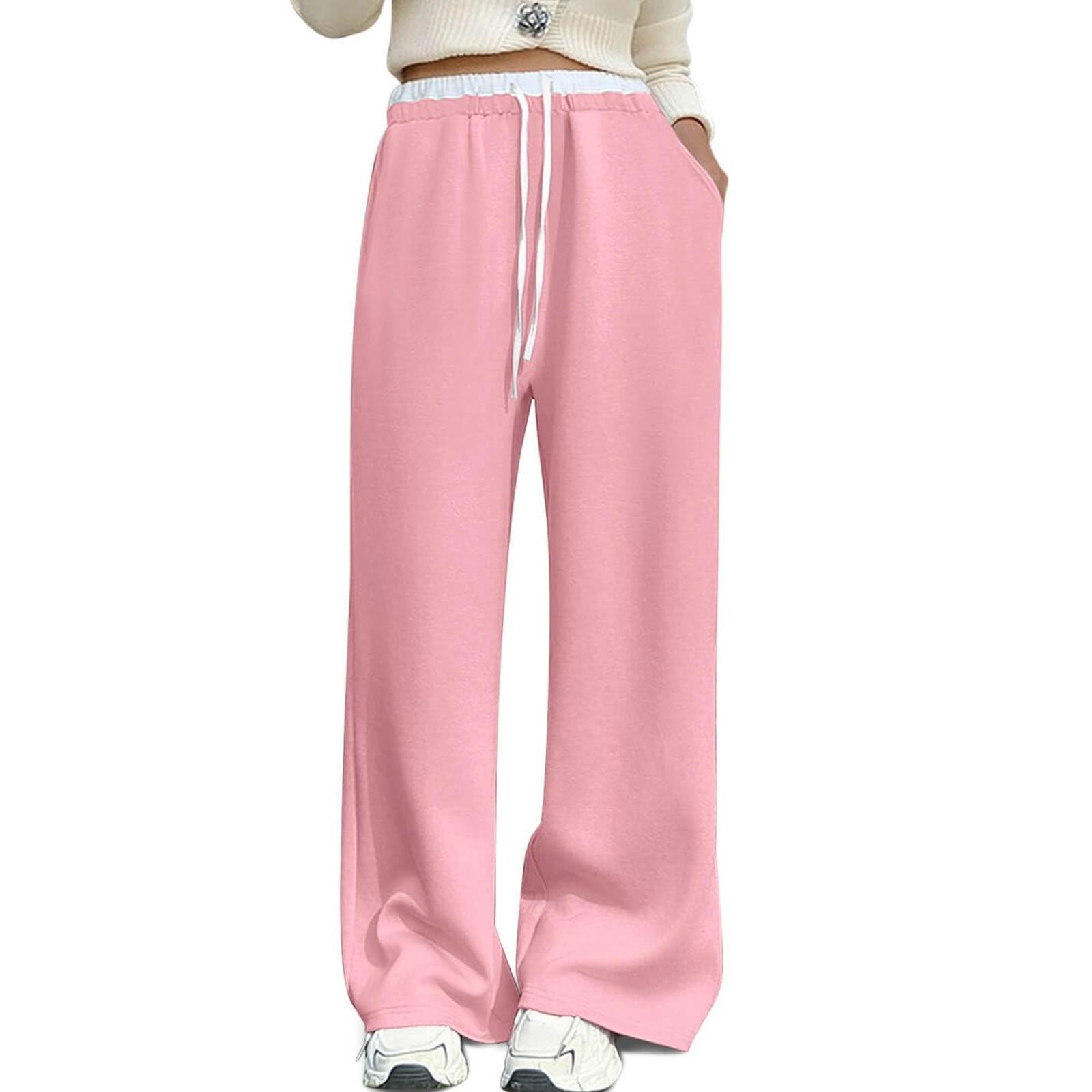 

Женские модные однотонные повседневные брюки S