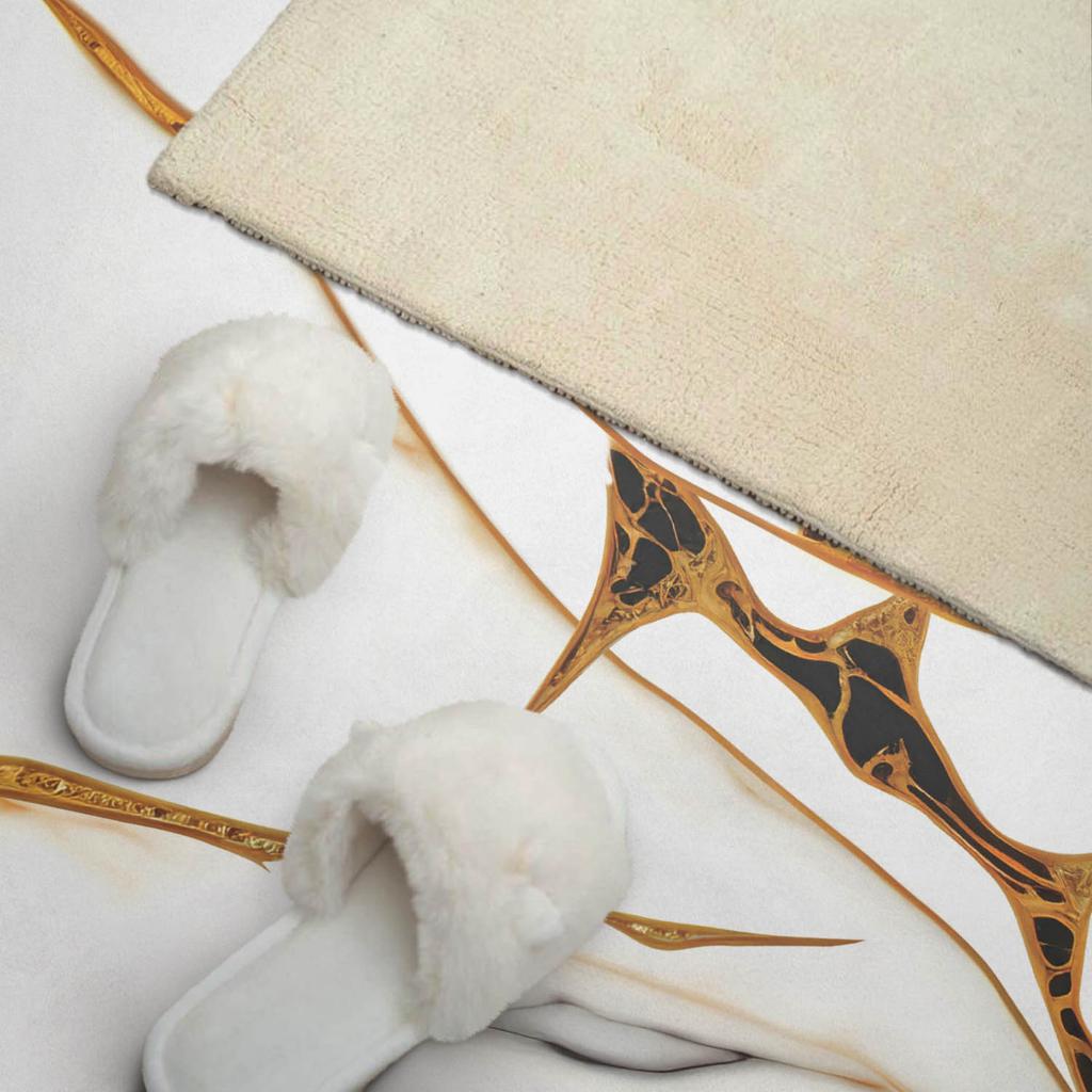 Aesthetic Vinyl Wall Covering with Print 100x50 cm Elegant marble pattern with veins