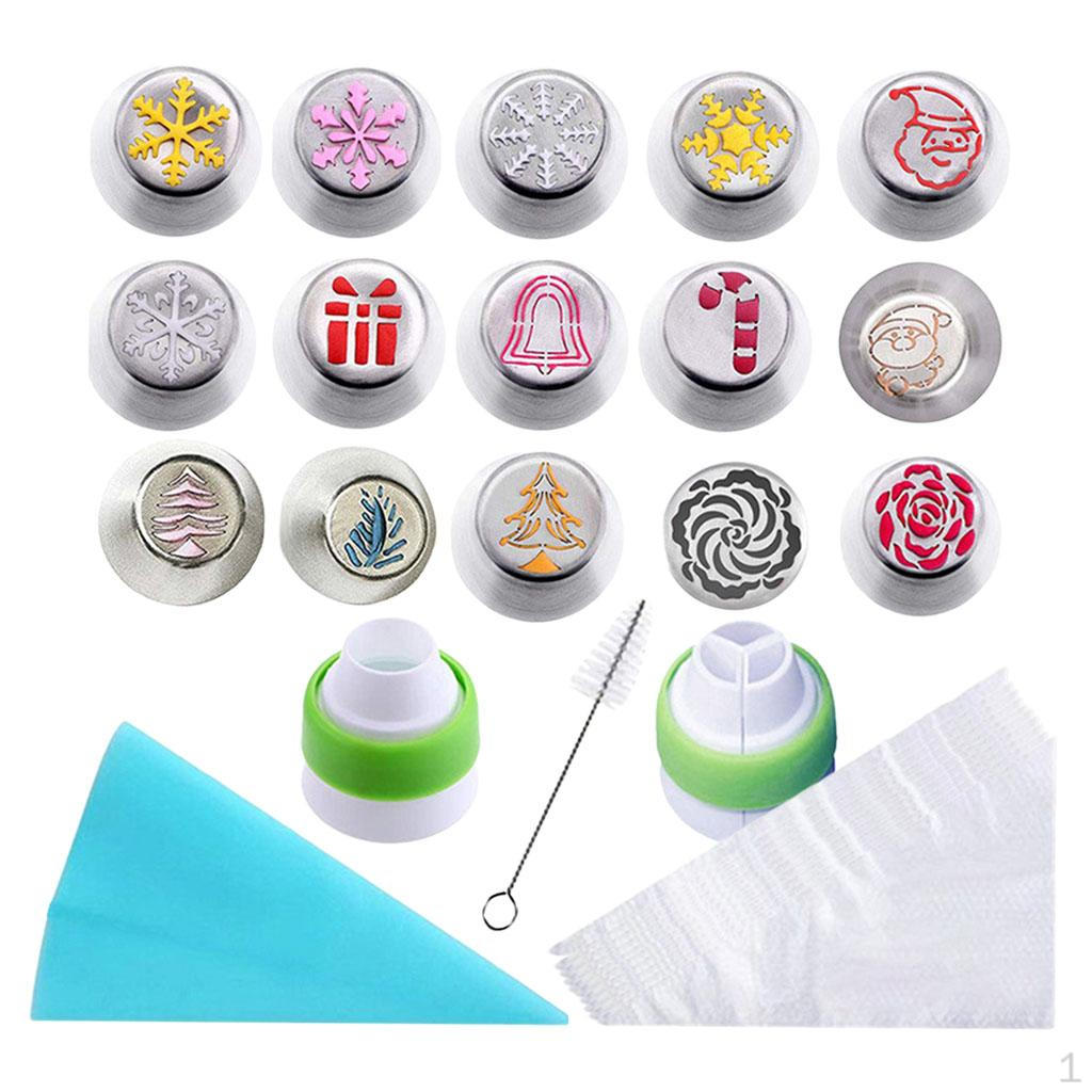 Deluxe Cake Decorating Nozzle Set for Baking Creations C