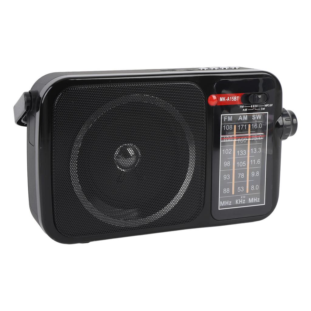 Tragbarer Radiofrequenzmodulation AM SW Bluetooth-Lautsprecher Speicherkarte Musik-Player wiederaufladbar