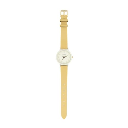 Tea Spoon Women's Color Casual Watch H04722A-1 YE Yellow