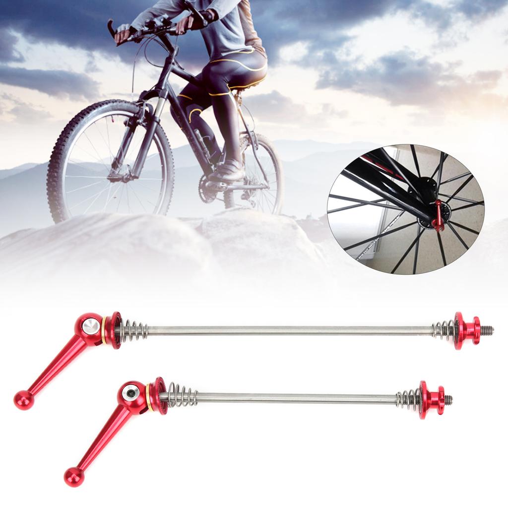 Wheel Hub Front and Rear Skewers Mountain Bike Quick Release Skewers Set