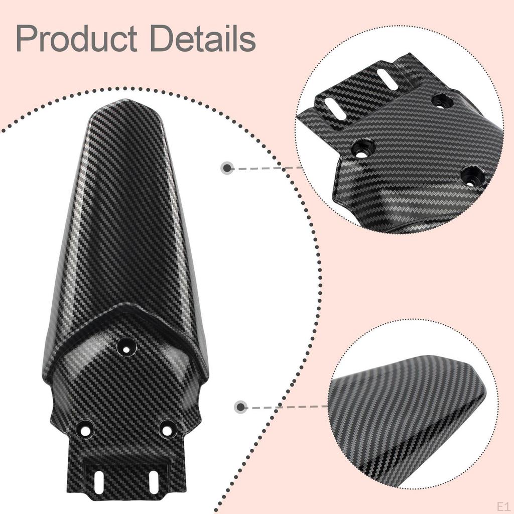Motorcycle Rear Fender Guard Protector Replace Professional Spare Part Lightweight Easy to Install