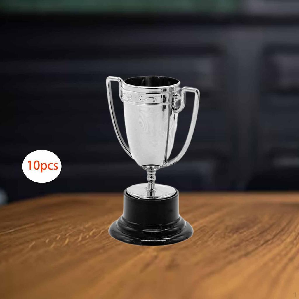 10 Mini Trophies for Adults And Children, Portable, Gifts Awards