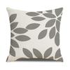 Nordic Simple Pillow Ins Blue Geometric Linen Cotton and Linen Sofa Car Polyester and Linen Pillow Cushion Cover