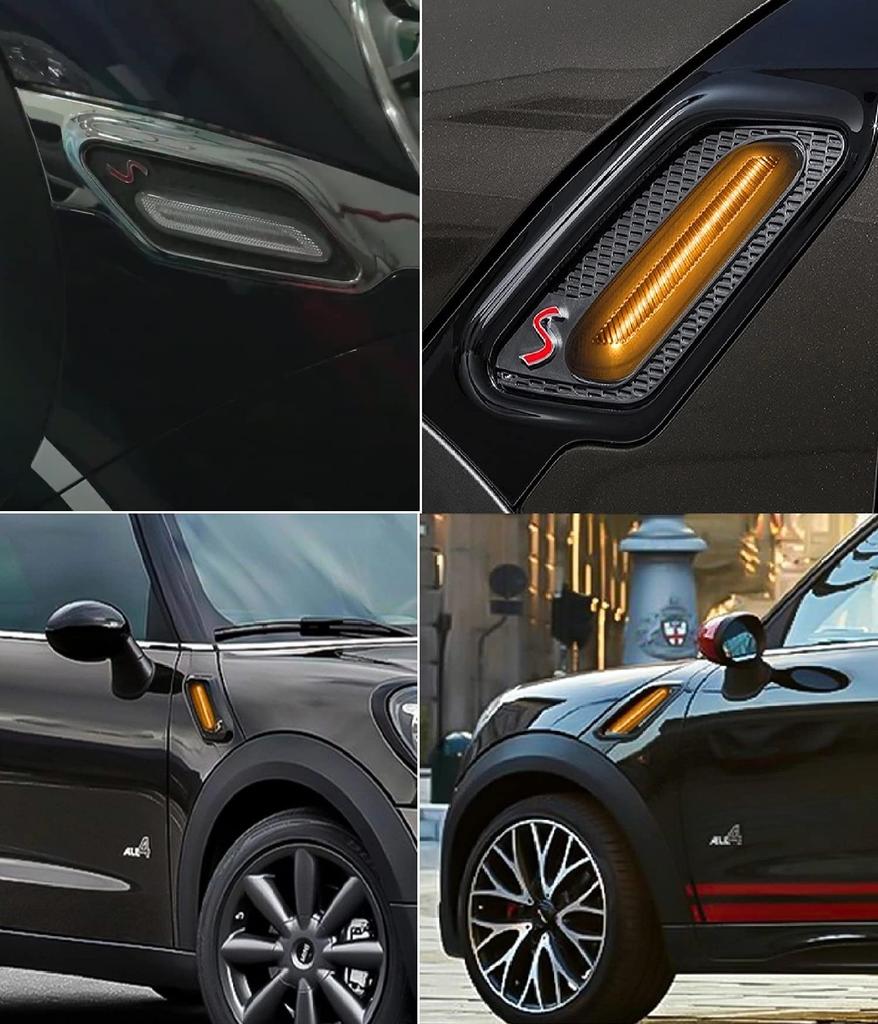 LED Boční směrové světlo pro Mini Vysoká svítivost BMW MINI R60 Crossover Countryman R61 Crossover Kupé Paceman R60/R61, LED, Vestavěný rušič,