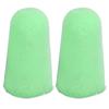 2Pcs Earplugs Sponge Sound Insulation Noise Prevention Household Sound Insulation EarplugsGreen