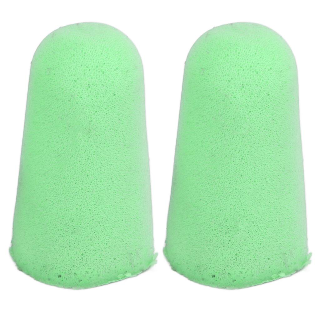 2Pcs Earplugs Sponge Sound Insulation Noise Prevention Household Sound Insulation EarplugsGreen