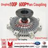 Silicone Oil Clutch for Qingling 100P/600P 4JB1, 4KH1, 4JG2 Engine Fan Blade