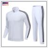 Unisex Half-Zip Stand Collar Tracksuit Set