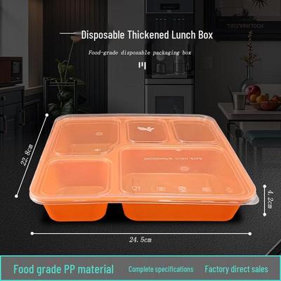 Boîte à déjeuner jetable à 5 compartiments Jinmei