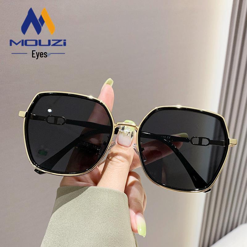 

Женские солнцезащитные очки большого размера с защитой от синего света, в корейском стиле, для похудения, уличная мода