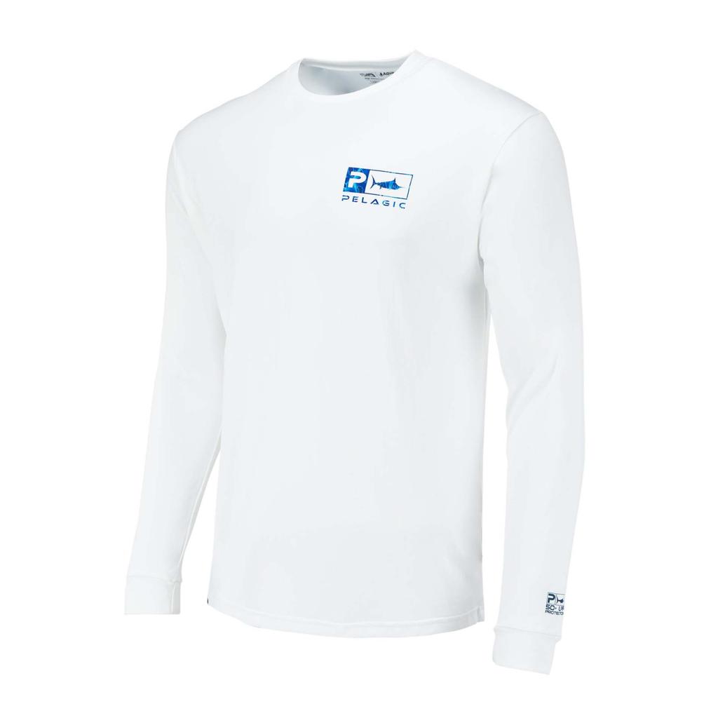 PELAGIC Long Sleeve Crew Neck Fishing Suit Sunscreen Ice Silk Feeling Luya Fishing Breathable Leisure Sports Fishing Suit