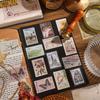1pack/48pcs Stamps Stickers Retro Literary Decoration Material Diy Handbook Card Collage Landscaping Stickers Self-adhesive Sealing Stickers