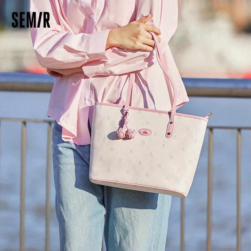 Женская сумка-тоут Semir серии  Вишня  с монограммой One Size