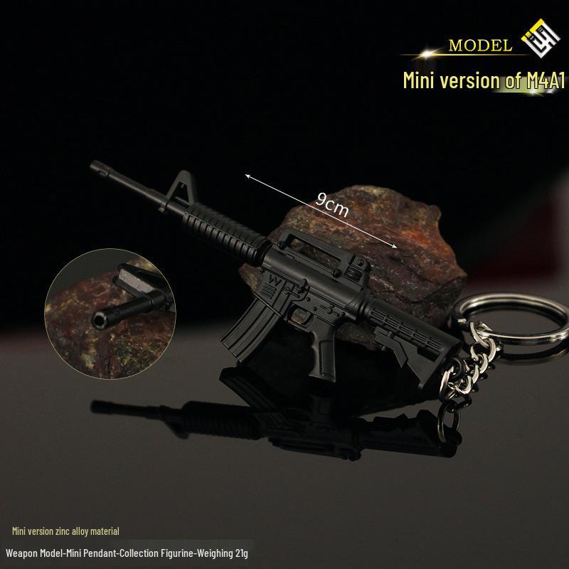 

Міні-брелок з алюмінієвого сплаву Перемога в PUBG : РПГ, Ракетна установка, Desert Eagle, Револьвер, СВД, Підвіска у вигляді пістолета Беретта. Mini