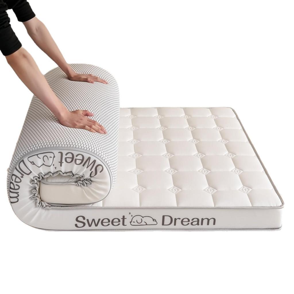 2026 New Milk Silk Latex Memory Foam Mattress for Dormitory Bunk Bed, Non-slip Single Size for Rental Rooms