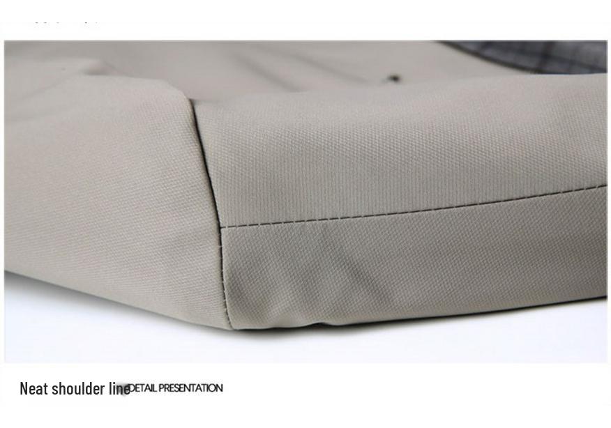 Luxury 2025 Spring/Autumn Men's Casual Lapel Jacket - Mid-aged Cadre Style, Perfect for Father's Wear.