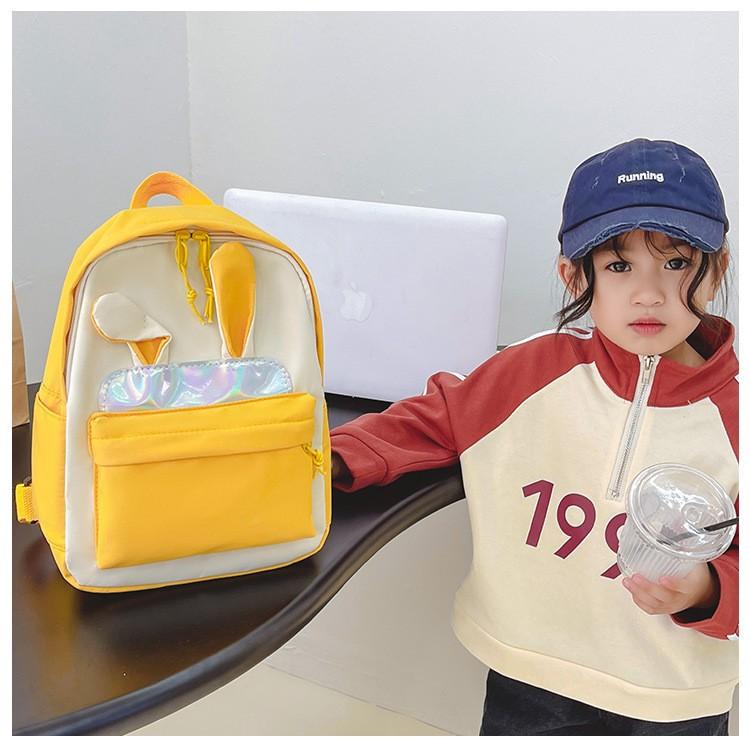 Nylon School Bag 2025 Cartoon Cute Student Small Backpack Girls Backpack Ultra Lightweight