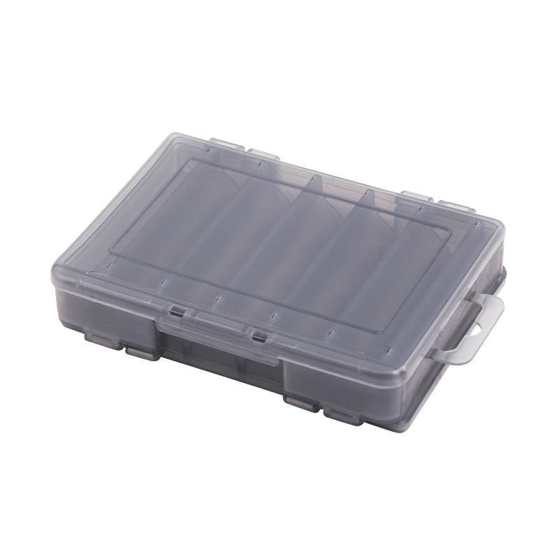 Fishing Tackle Box 12 Double Sided Compartments Fishing Accessories Lure Hook Plastic Storage Case Fishing Tool Pesca
