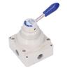 Pneumatic Hand Valve 3 Position 4 Way Aluminum Alloy Rotary Lever Air Flow Control Valves4HV430?20