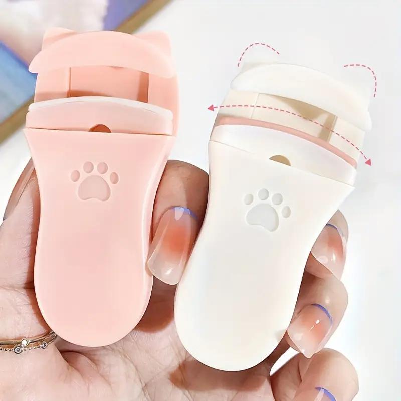 Niedlicher Mini-Wimpernbieger in Katzenform, Manuell, Keine Batterie erforderlich, Mit sicherem Griff für langanhaltende Schwünge, Professionelles Make-up-Werkzeug