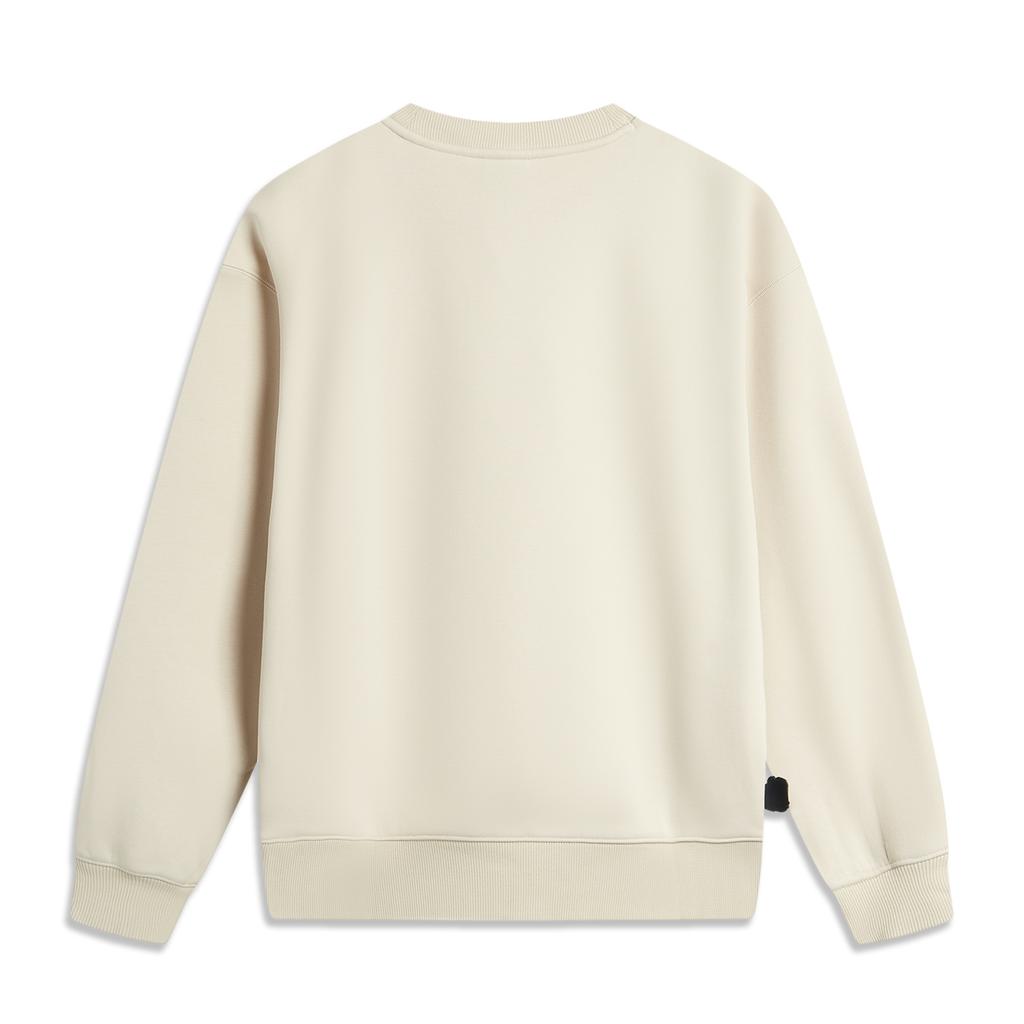 Li Ning Sweatshirt Women's Sand Gravel Gray AWDU496-5