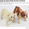 Cabilock Adorable Simulated Dog Figurine High-Grade Plastic Dog Model for Home Decoration and Collectibles Lightweight