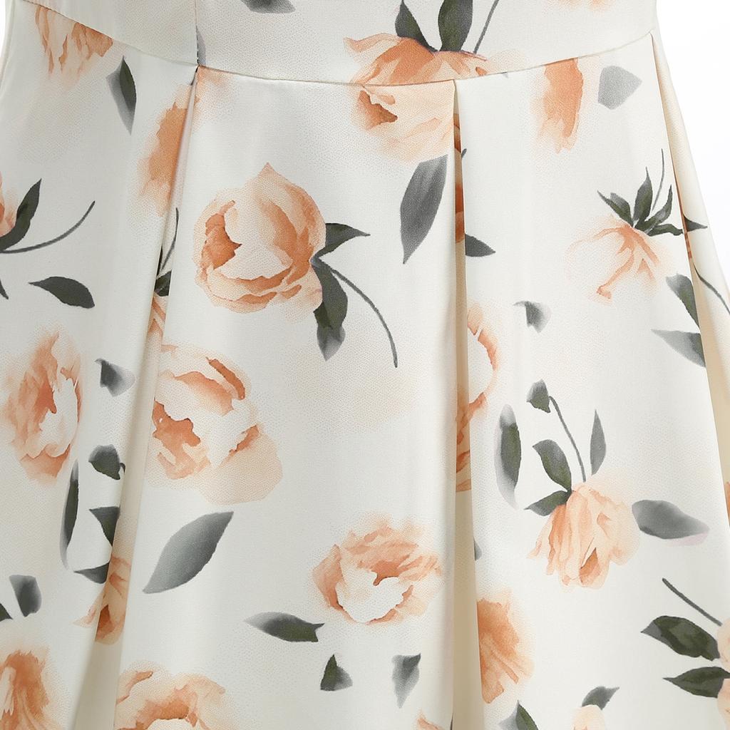 Women's Fashion Color Short Sleeve Dress