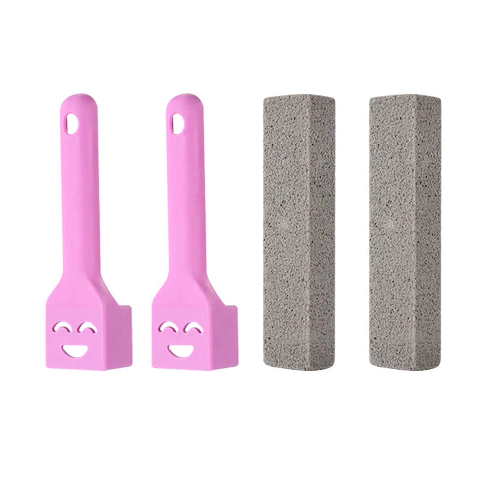 

2 шт. Пемза Блок для чистки унитаза с ручкой Эффективно удаляет ржавчину Известковый налет Пятна Подходит для ванных комнат 2