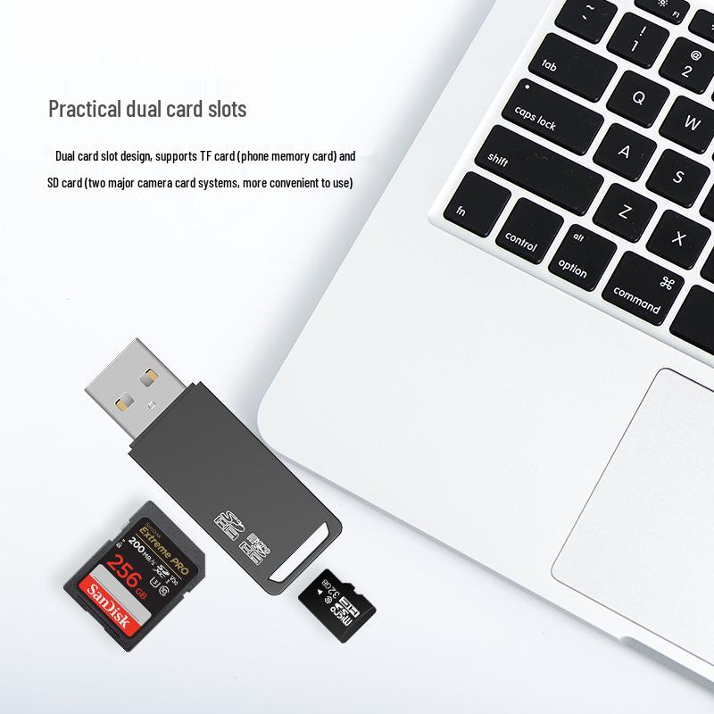 High-Speed Car-Mounted Multi-Card Reader: TF, SD, MS & Camera Memory Cards 