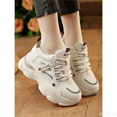 2026 New Spring Sports Shoes Casual Woman Comfortable Breathable Running Shoes Women Thick Bottom Ultra-light Sneakers