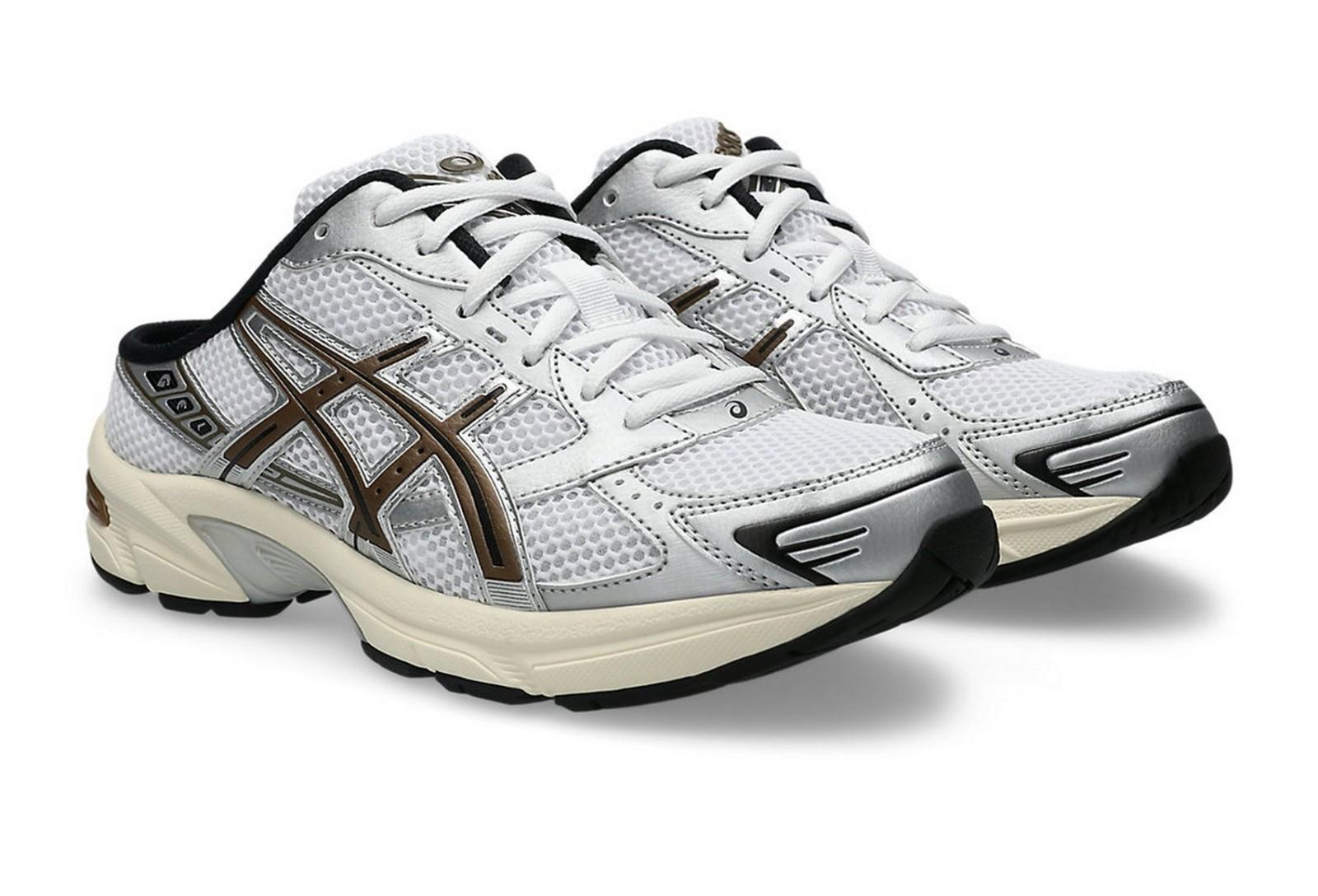 1203B048-101 Asics Gel-1130 Mule Серебристый/Коричневый (Мужской) 4.5