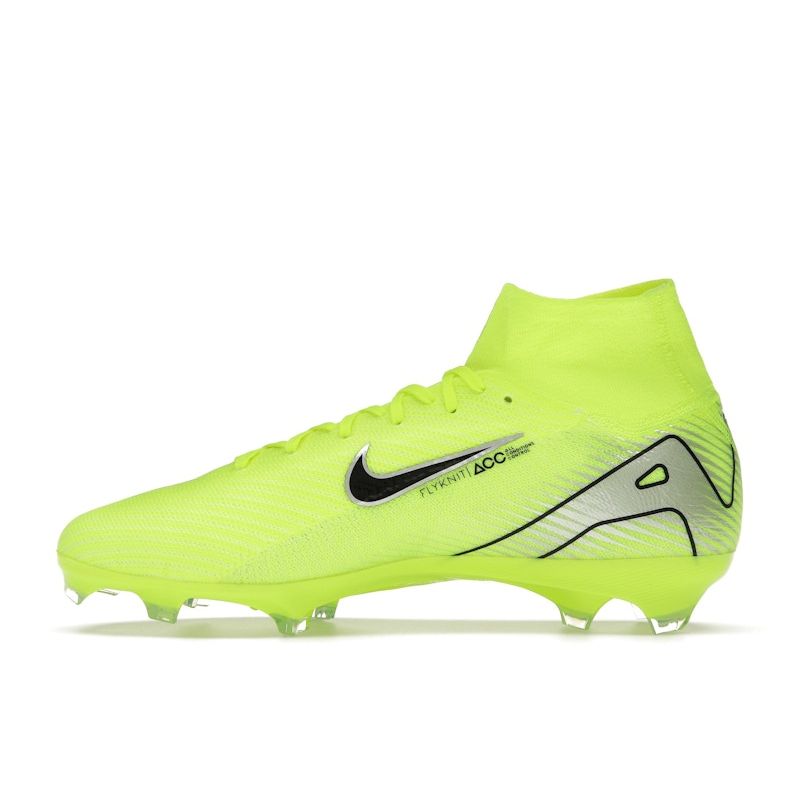 Nike Zoom Mercurial Superfly 10 Pro FG Mad Voltage Pack Unisex Sneakers Green Black HF9433-700