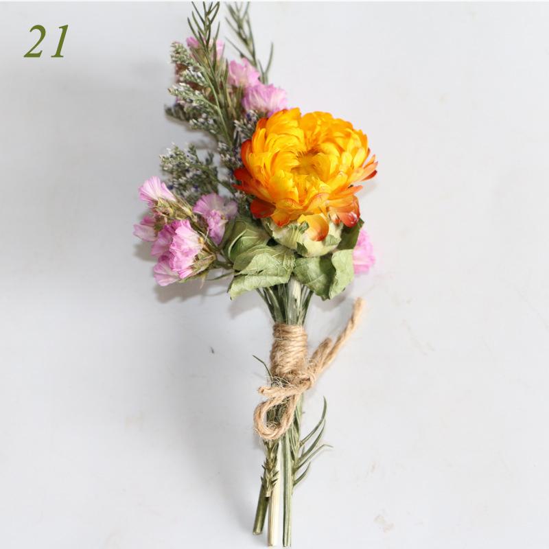 1PC Decorative Flowers Bouquet Mini Natural Dried Flowers Fresh Preserved Babysbreath Wedding