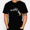 Lustiges Bierdruck T-Shirt für Männer Hip Hop Trend Harajuku Streetwear Sommer Street Oversized T-Shirt Mode Lässig O-Ausschnitt Oberteile