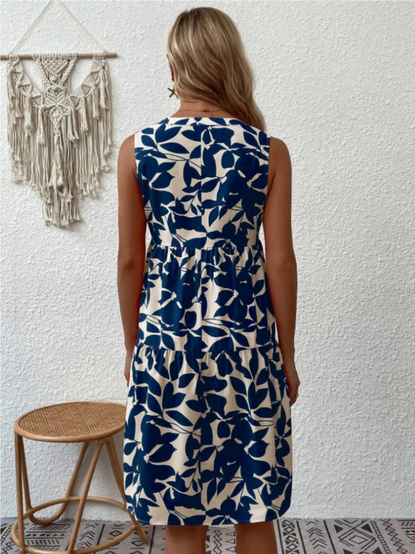 Платье с V-образным вырезом — фото 10