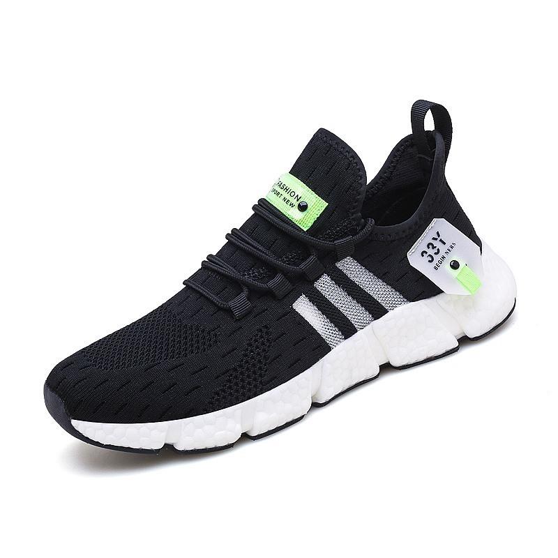 Männer Casual Sport Schuhe Leichte Turnschuhe Weiß Outdoor Atmungsaktive Mesh Schwarz Laufschuhe Athletische Jogging Tennis Schuhe