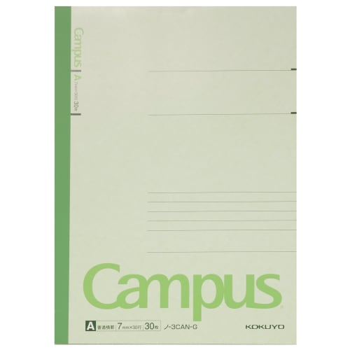 KOKUYO Notes Campus Notes 5-Book Pack 5 Color Assortment B5 A-lined 30 Sheets No-3CANX5