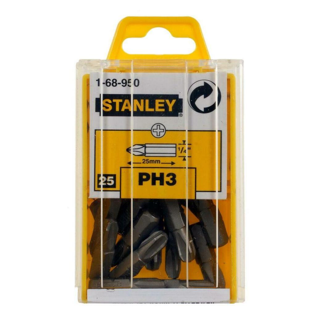 Stanley Phillips Head Screwdriver Bit  (Pack of 25)