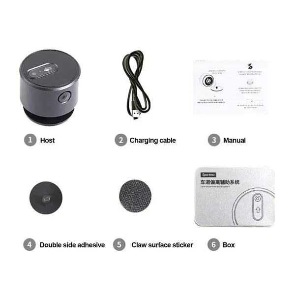 Sistem universal de avertizare pentru părăsirea benzii de rulare a mașinii Sistem de asistență anti-coliziune Siguranța mașinii la conducere Lumină de proiecție LED pentru camion