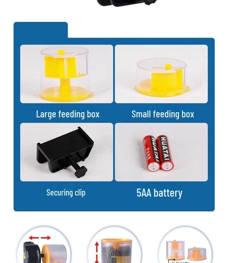 Smart Automatic Fish & Turtle Feeder for Aquariums