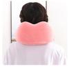 Almohadas de espuma con memoria en forma de U para el cuello, almohada de viaje suave, almohada de masaje para el cuello, almohada de avión para dormir, ropa de cama para el cuidado de la salud Cervical