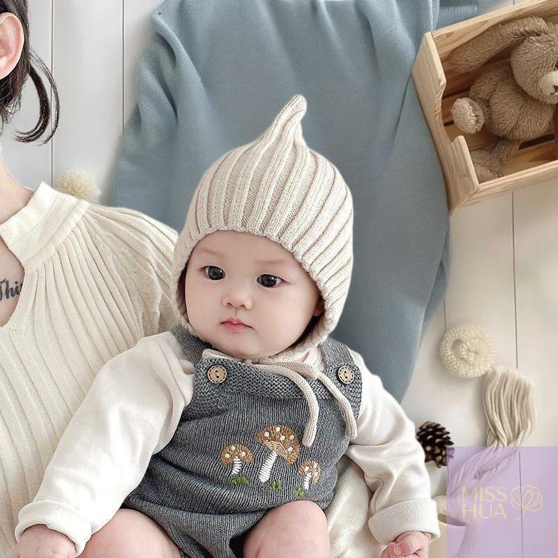 Warm Knitted Hat For Children; Protective Ear Covering; Perfect For Winter Fashions And Photoshoots